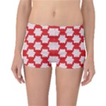 Christmas Snowflakes Background Pattern Boyleg Bikini Bottoms