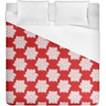 Christmas Snowflakes Background Pattern Duvet Cover (King Size)