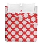 Christmas Snowflakes Background Pattern Duvet Cover Double Side (Full/ Double Size)
