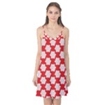 Christmas Snowflakes Background Pattern Camis Nightgown 