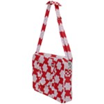 Christmas Snowflakes Background Pattern Cross Body Office Bag