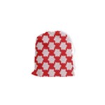 Christmas Snowflakes Background Pattern Drawstring Pouch (XS)