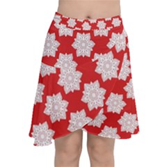 Chiffon Wrap Front Skirt 