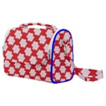 Christmas Snowflakes Background Pattern Satchel Shoulder Bag