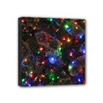 Christmas Lights Mini Canvas 4  x 4  (Stretched)