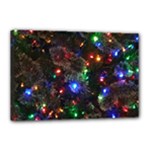 Christmas Lights Canvas 18  x 12  (Stretched)