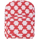 Christmas Snowflakes Background Pattern Full Print Backpack
