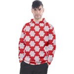 Christmas Snowflakes Background Pattern Men s Pullover Hoodie