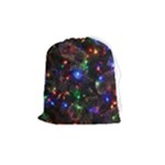 Christmas Lights Drawstring Pouch (Medium)