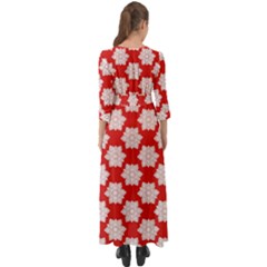 Button Up Boho Maxi Dress 