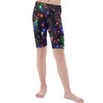 Christmas Lights Kids  Mid Length Swim Shorts
