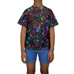 Christmas Lights Kids  Short Sleeve Swimwear