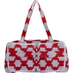 Christmas Snowflakes Background Pattern Multi Function Bag