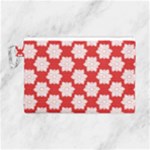 Christmas Snowflakes Background Pattern Canvas Cosmetic Bag (Large)
