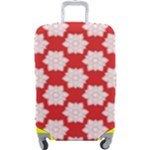 Christmas Snowflakes Background Pattern Luggage Cover (Large)