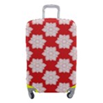 Christmas Snowflakes Background Pattern Luggage Cover (Small)
