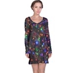 Christmas Lights Long Sleeve Nightdress