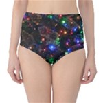 Christmas Lights Classic High-Waist Bikini Bottoms