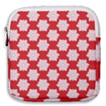 Christmas Snowflakes Background Pattern Mini Square Pouch