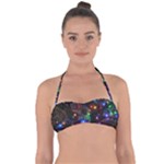 Christmas Lights Tie Back Bikini Top