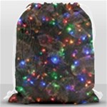 Christmas Lights Drawstring Bag (Large)