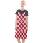 Christmas Snowflakes Background Pattern Camis Fishtail Dress