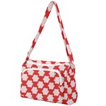 Christmas Snowflakes Background Pattern Front Pocket Crossbody Bag