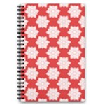 Christmas Snowflakes Background Pattern 5.5  x 8.5  Notebook