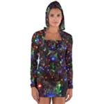 Christmas Lights Long Sleeve Hooded T-shirt