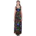 Christmas Lights Empire Waist Maxi Dress