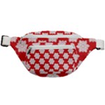 Christmas Snowflakes Background Pattern Fanny Pack