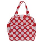 Christmas Snowflakes Background Pattern Boxy Hand Bag