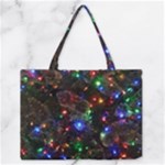 Christmas Lights Zipper Medium Tote Bag