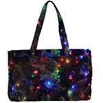 Christmas Lights Canvas Work Bag
