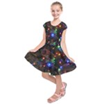 Christmas Lights Kids  Short Sleeve Dress