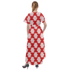 Front Wrap High Low Dress 