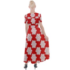 Button Up Short Sleeve Maxi Dress 