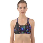 Christmas Lights Back Web Sports Bra