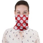 Christmas Snowflakes Background Pattern Face Covering Bandana (Adult)