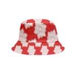 Christmas Snowflakes Background Pattern Bucket Hat (Kids)