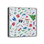 New Year Christmas Winter Pattern Mini Canvas 4  x 4  (Stretched)
