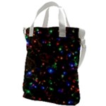 Christmas Lights Canvas Messenger Bag