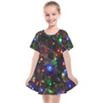 Christmas Lights Kids  Smock Dress