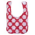 Christmas Snowflakes Background Pattern Baby Bib