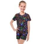 Christmas Lights Kids  Mesh T-Shirt and Shorts Set