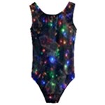 Christmas Lights Kids  Cut-Out Back One Piece Swimsuit
