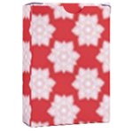 Christmas Snowflakes Background Pattern Playing Cards Single Design (Rectangle) with Custom Box