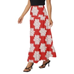 Tiered Ruffle Maxi Skirt 