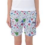 New Year Christmas Winter Pattern Women s Basketball Shorts