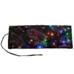 Christmas Lights Roll Up Canvas Pencil Holder (S)
